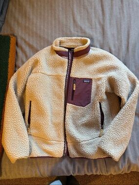 Patagonia Retro X Sherpa Full Zip Fleece Jacket in Kids XXL
